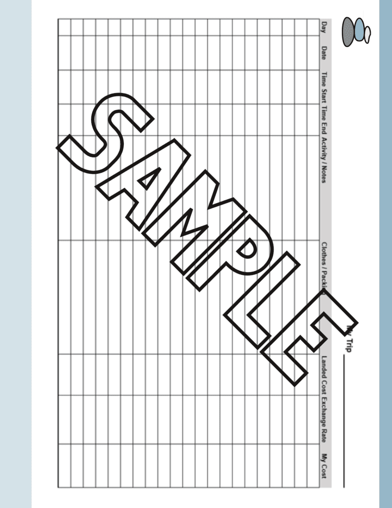 Travel Worksheet