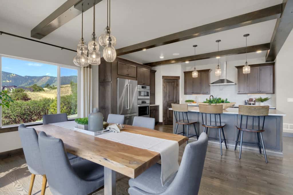 a photo of a kitchen interior design