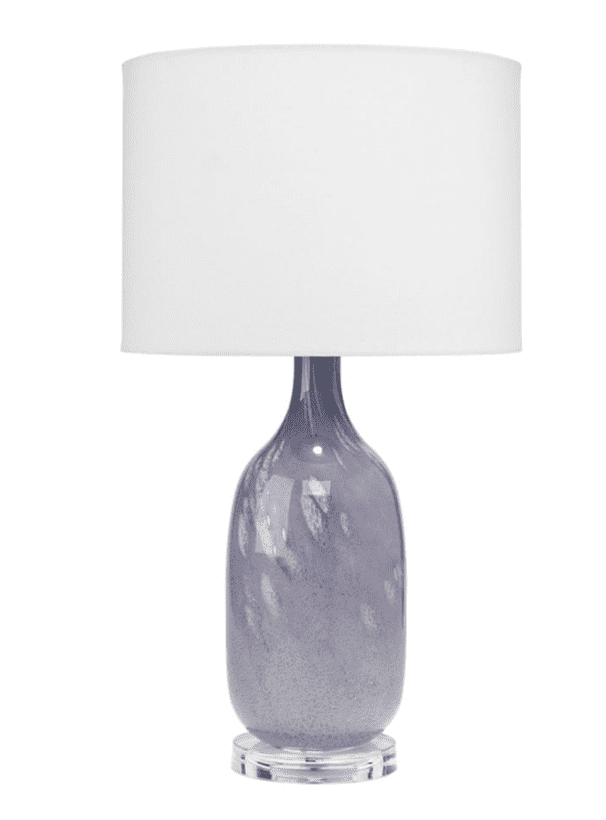 an image of a purple lamp