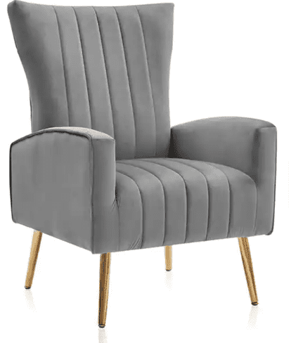 photos of modern grey arm chair