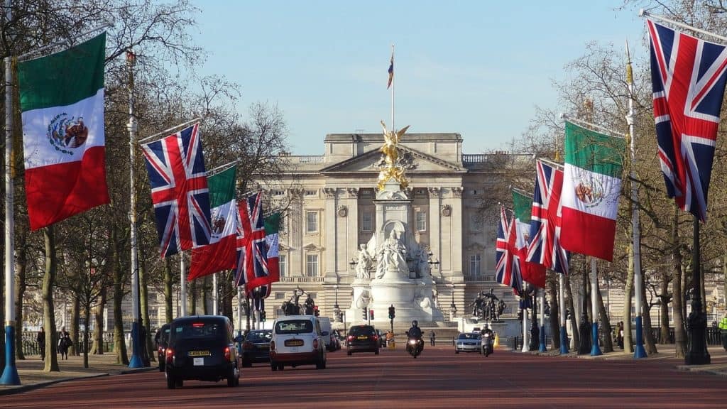 The Mall and Buckingham Palace London