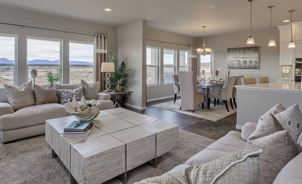 A photo of a living room interior design grey